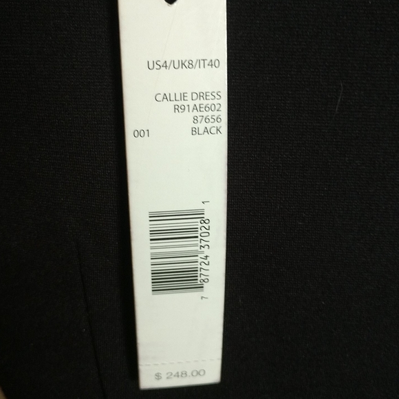 CHRISTMAS NWT@$248 DESIGNER Elie TAHARI Elegant Wasp Waist Sheath Dress - Picture 7 of 8